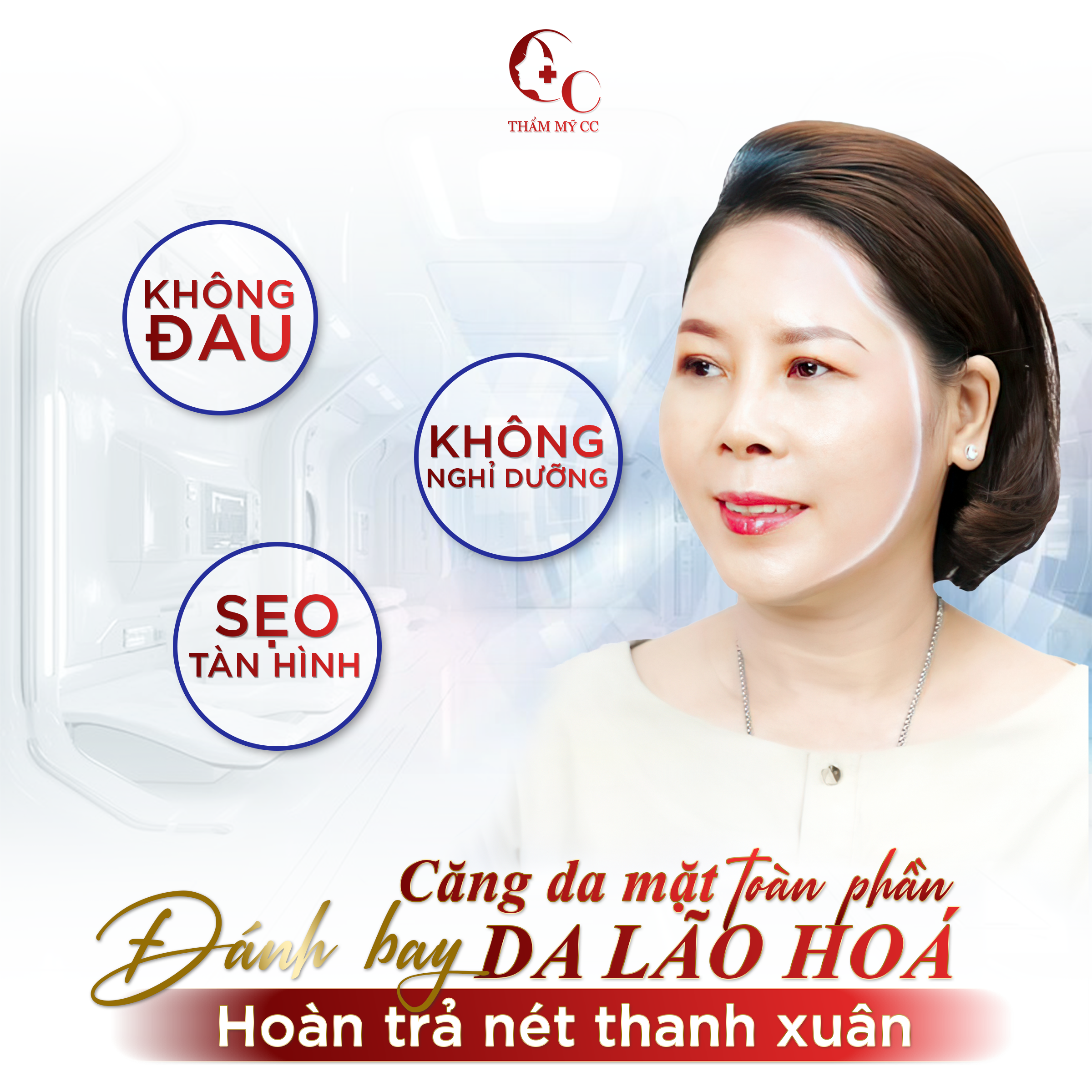 Tái tạo làn da với căng da mặt bằng chỉ